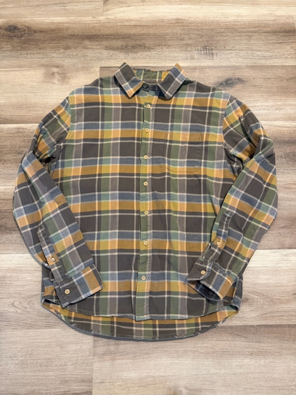 Taylor Stitch The California Zephyr Plaid Button Down Shirt Mens 42 Large
